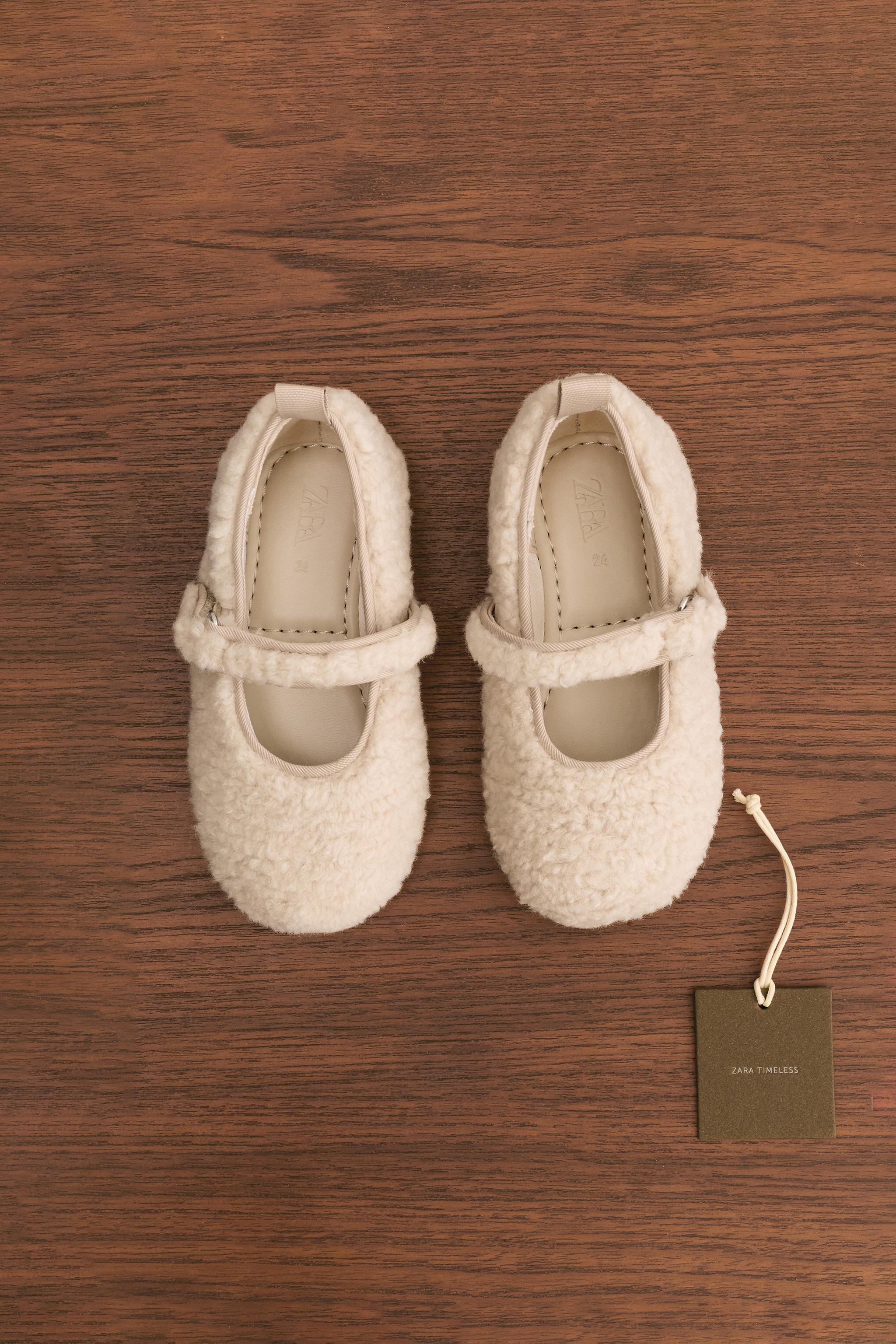 BALLERINES EFFET MOUTON